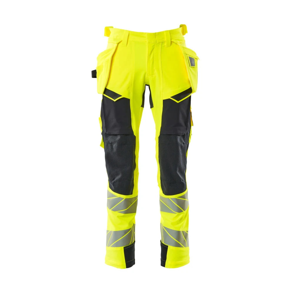 Mascot 19031-711 Broek Met Spijkerzakken High Vis Geel Donkermarine