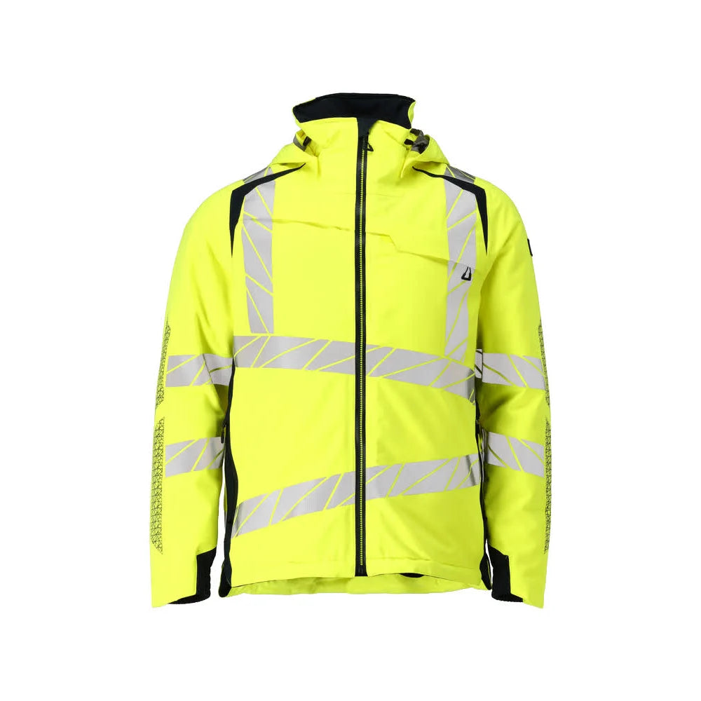Mascot 19035-449 Winterjas High Vis Geel Donkermarine