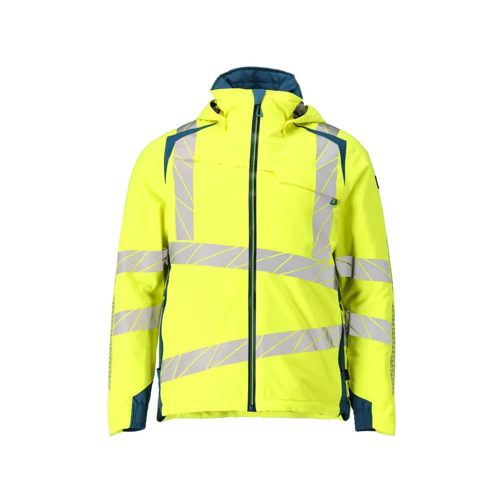 Mascot 19035-449 Winterjas High Vis Geel Donkerpetrol