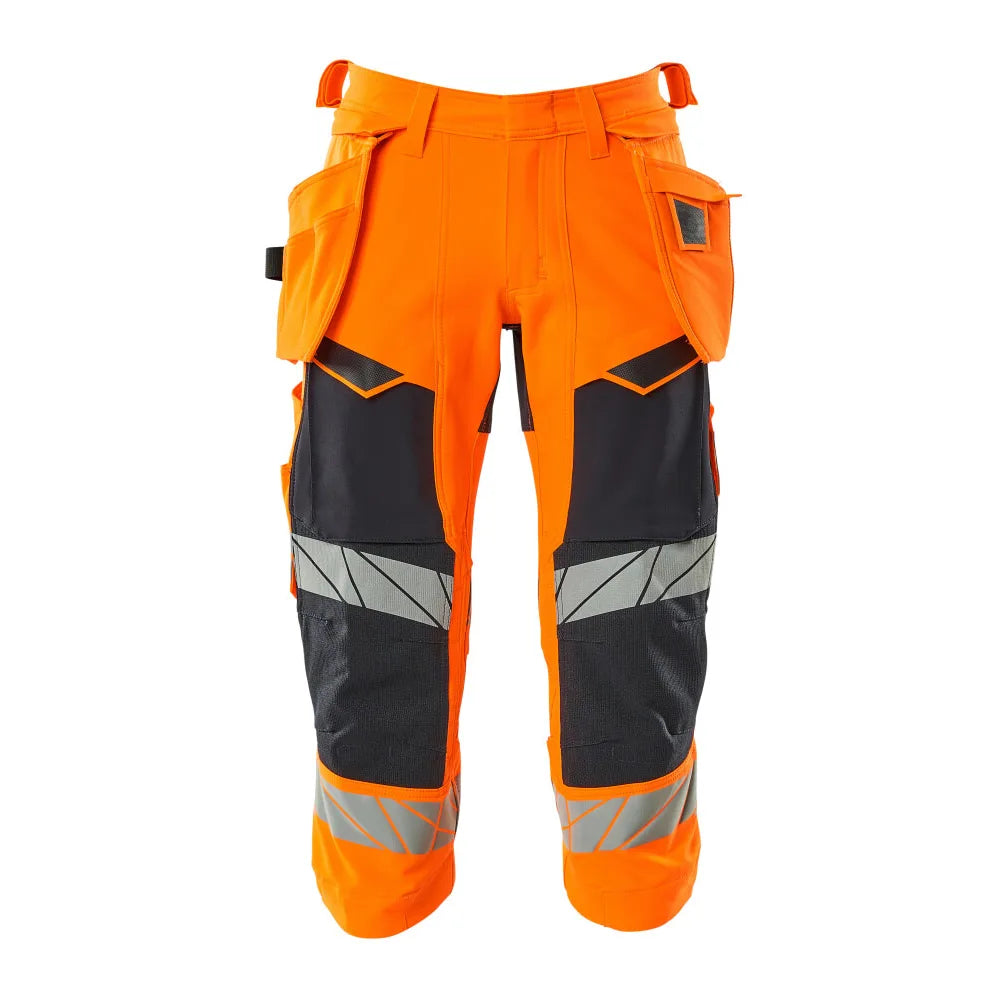 Mascot 19049-711 Driekwart Broek Met Spijkerzakken High Vis Oranje Donkermarine