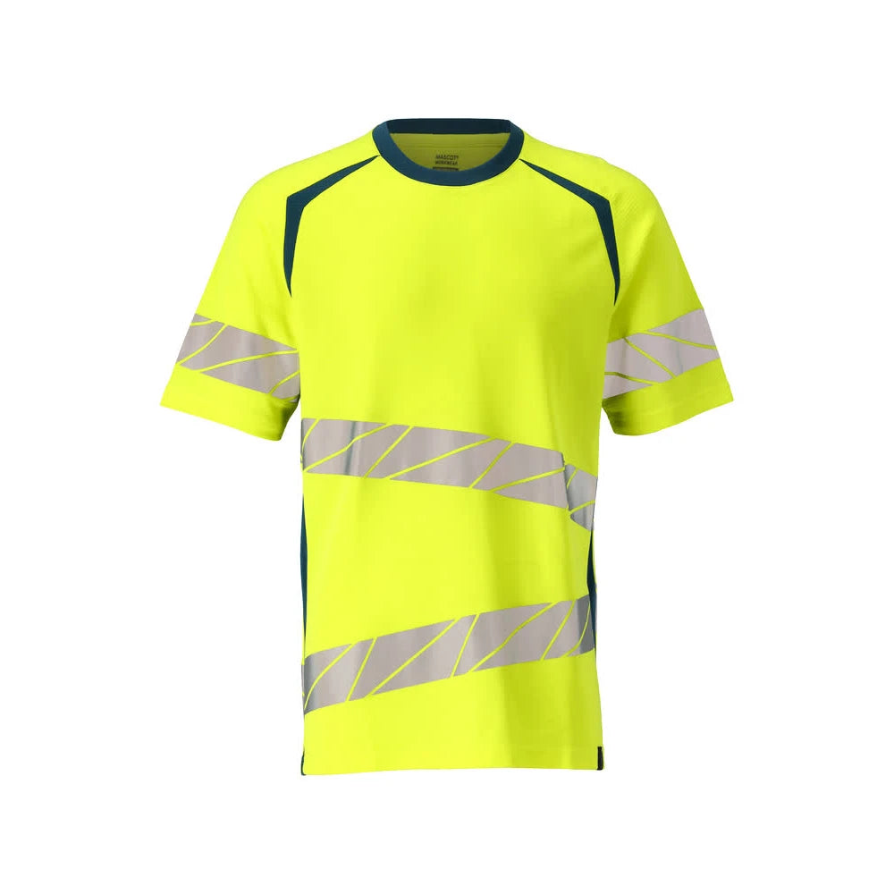 Mascot 19082-771 T-Shirt High Vis Geel Donkerpetrol