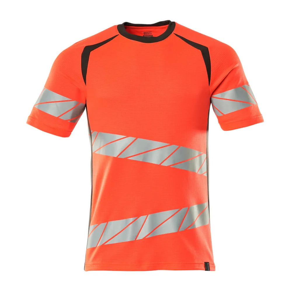 Mascot 19082-771 T-Shirt High Vis Rood Donkerantraciet