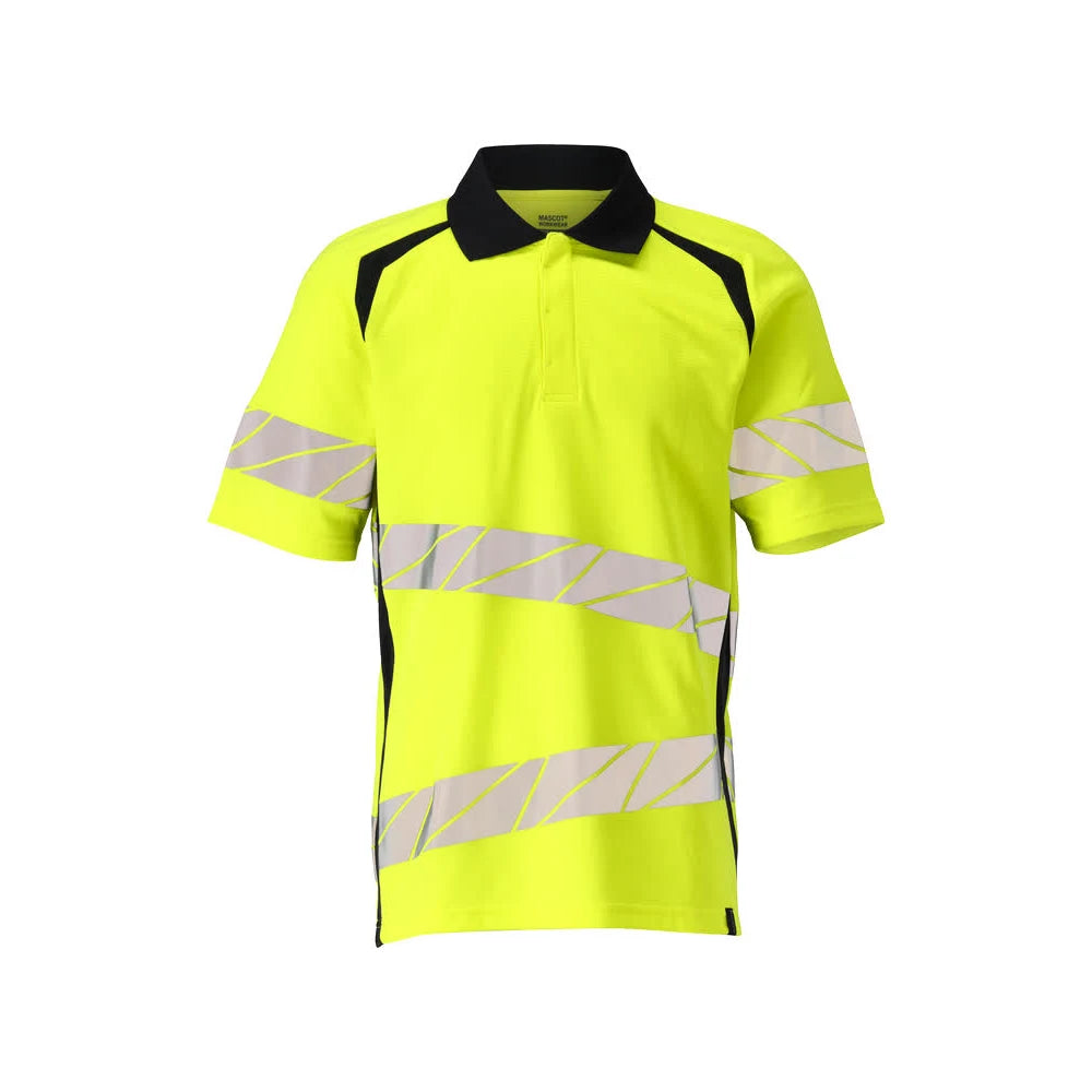 Mascot 19083-771 Poloshirt High Vis Geel Donkermarine