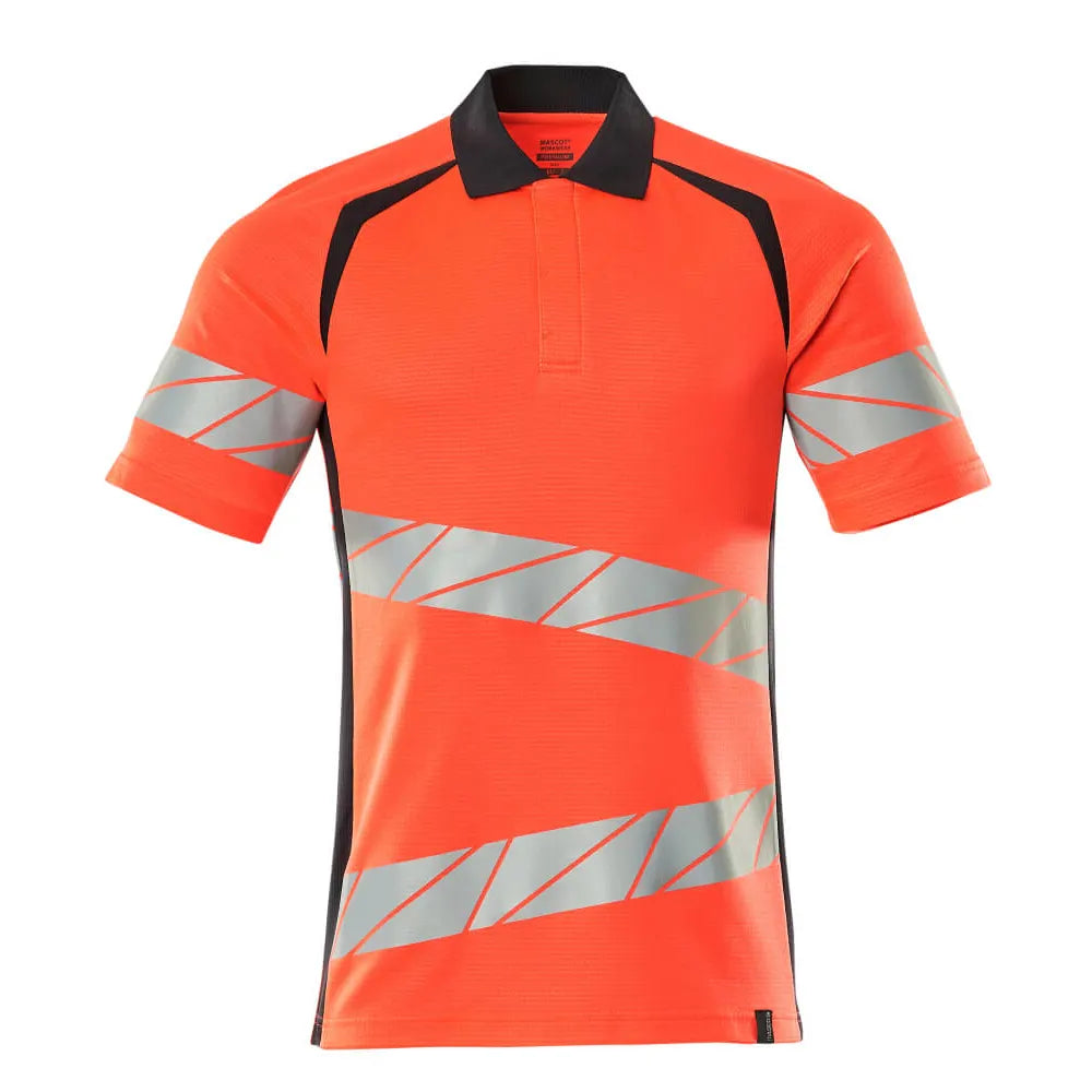 Mascot 19083-771 Poloshirt High Vis Rood Donkermarine