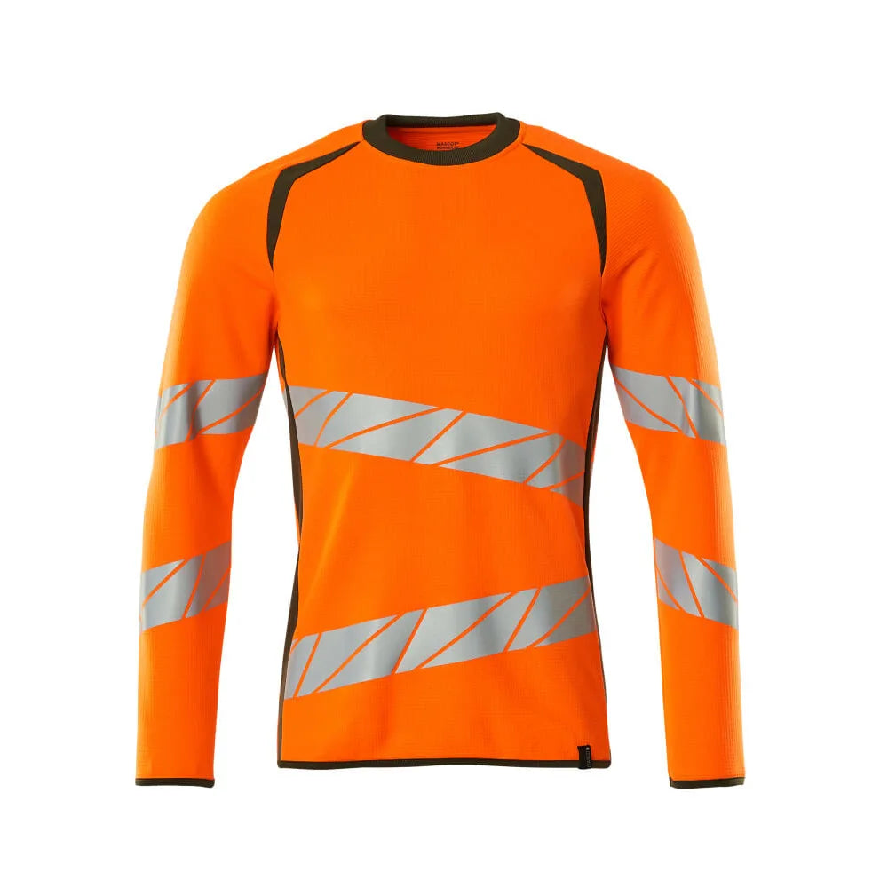 Mascot 19084-781 Sweatshirt High Vis Oranje Mosgroen