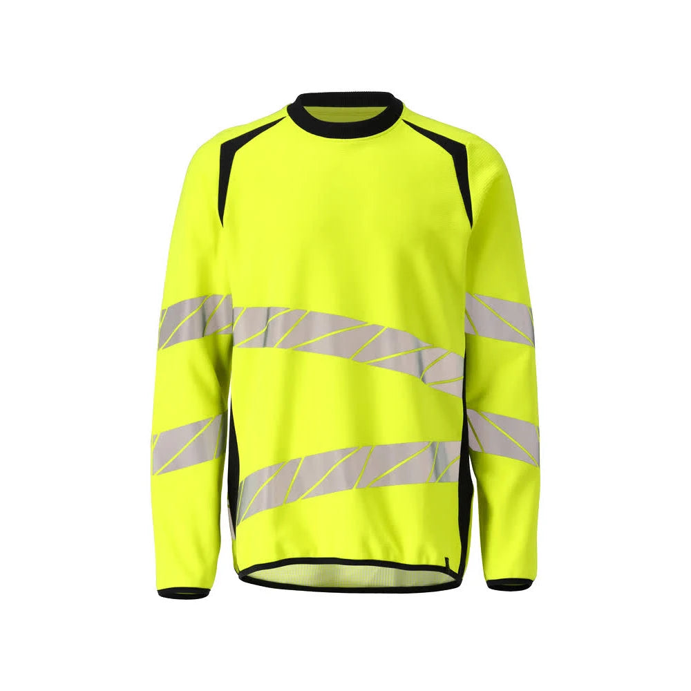 Mascot 19084-781 Sweatshirt High Vis Geel Donkermarine