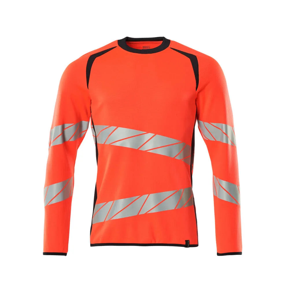 Mascot 19084-781 Sweatshirt High Vis Rood Donkermarine