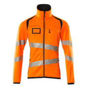 Mascot 19103-315 Fleecetrui Met Rits High Vis Oranje Donkermarine