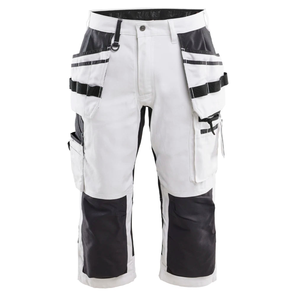 Blaklader 1912 1310 Schilderspiraatbroek Met Stretch Wit Zwart