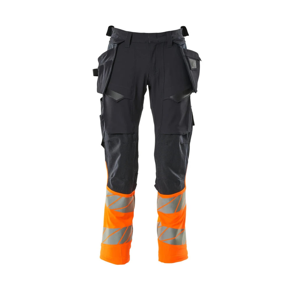 Mascot 19131-711 Broek Met Spijkerzakken Donkermarine High Vis Oranje