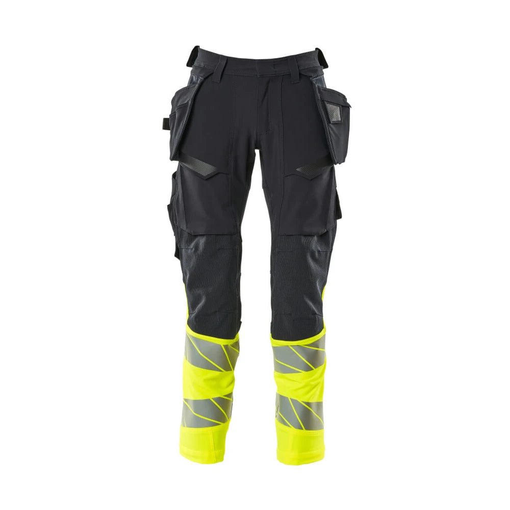 Mascot 19131-711 Broek Met Spijkerzakken Donkermarine High Vis Geel