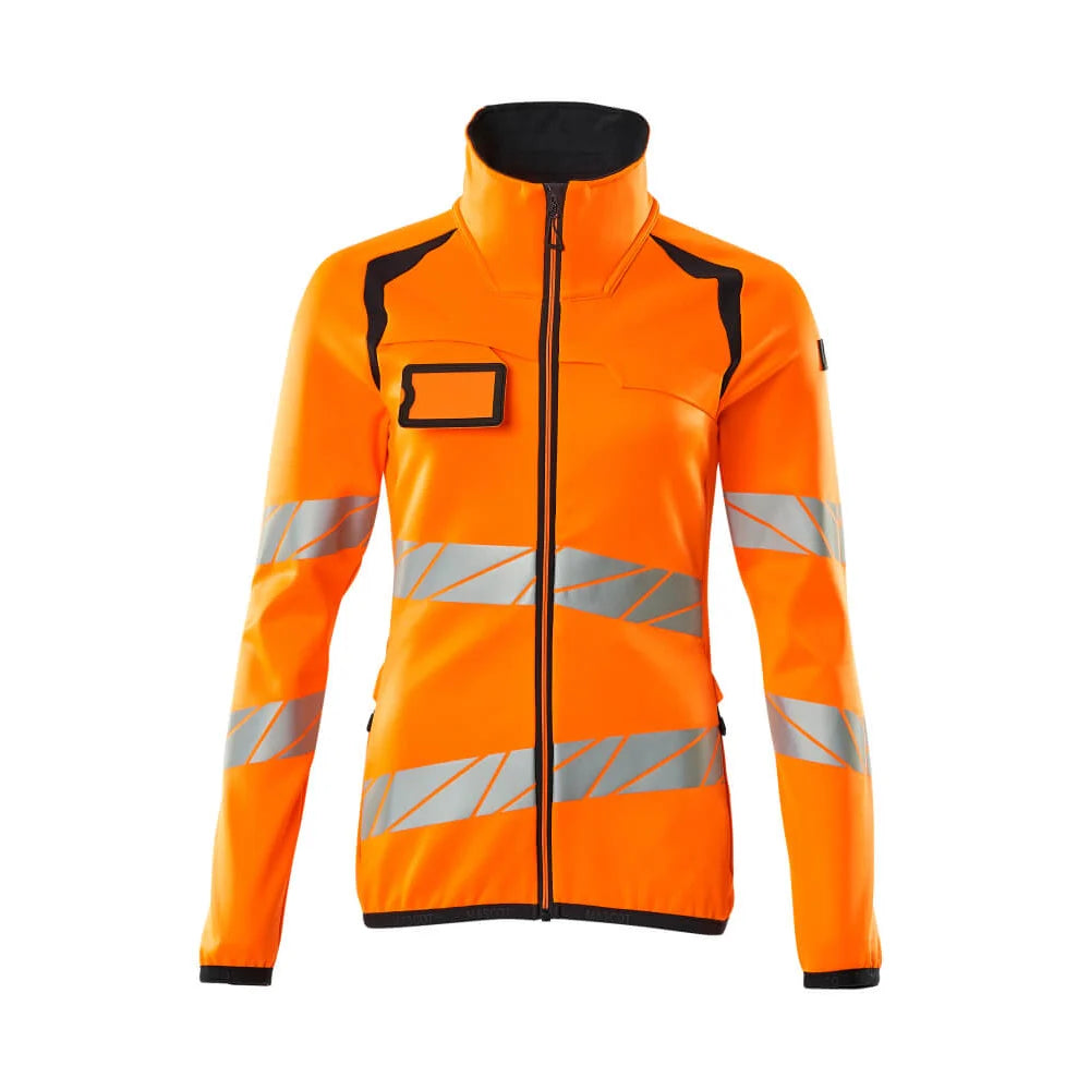 Mascot 19153-315 Fleecetrui Met Rits High Vis Oranje Donkermarine