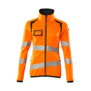 Mascot 19153-315 Fleecetrui Met Rits High Vis Oranje Donkermarine