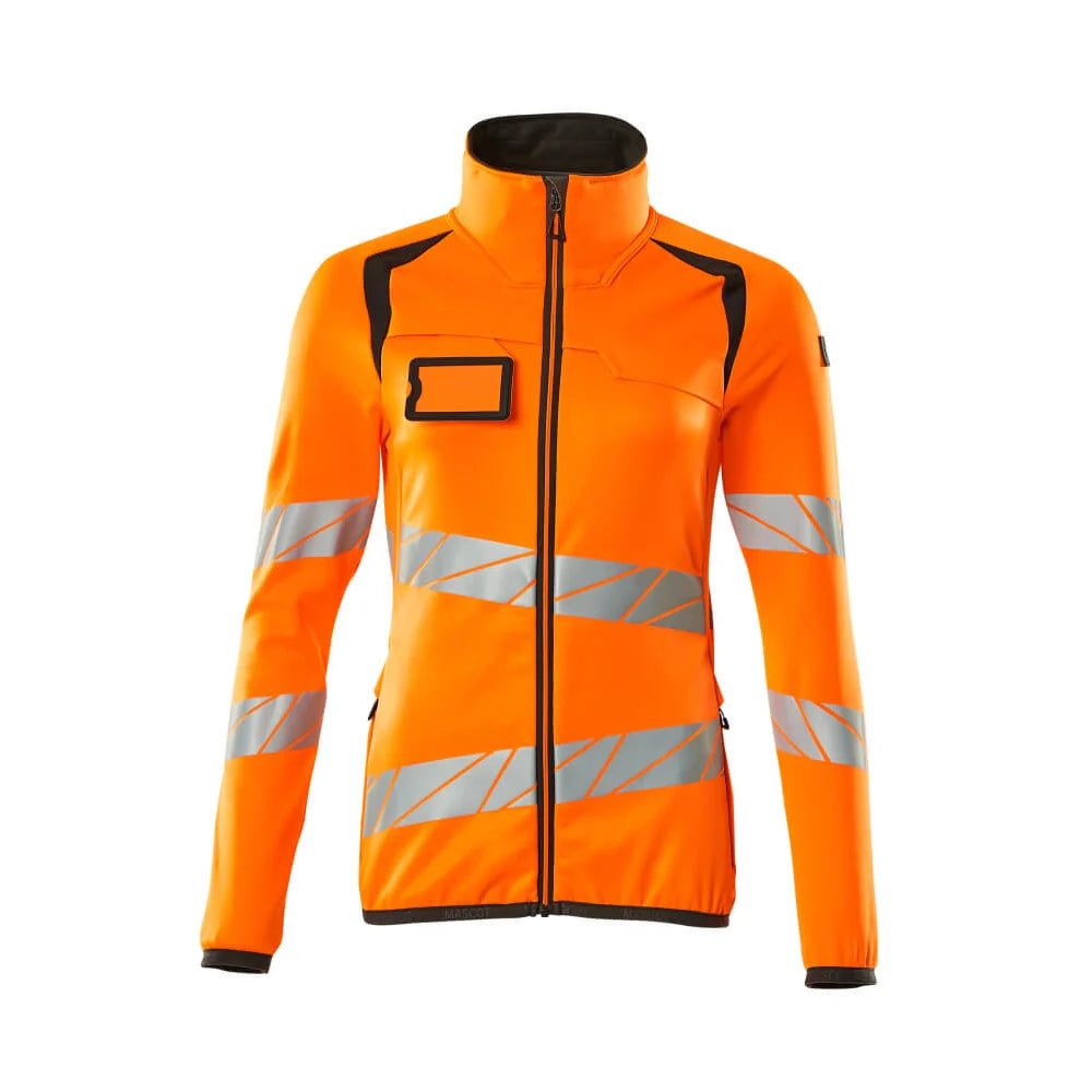 Mascot 19153-315 Fleecetrui Met Rits High Vis Oranje Donkerantraciet