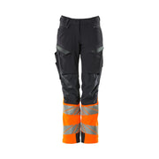 Mascot 19178-511 Broek Met Kniezakken Donkermarine High Vis Oranje