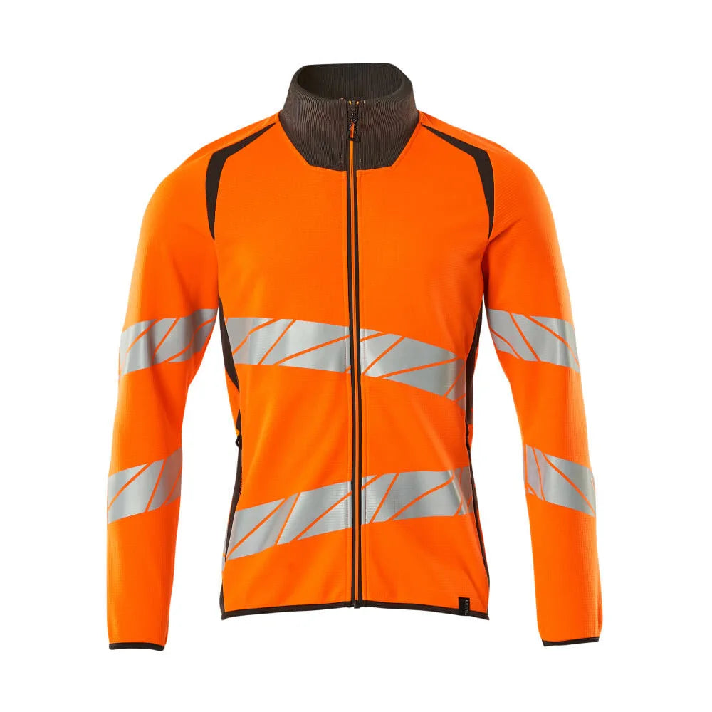 Mascot 19184-781 Sweatshirt Met Rits High Vis Oranje Donkerantraciet