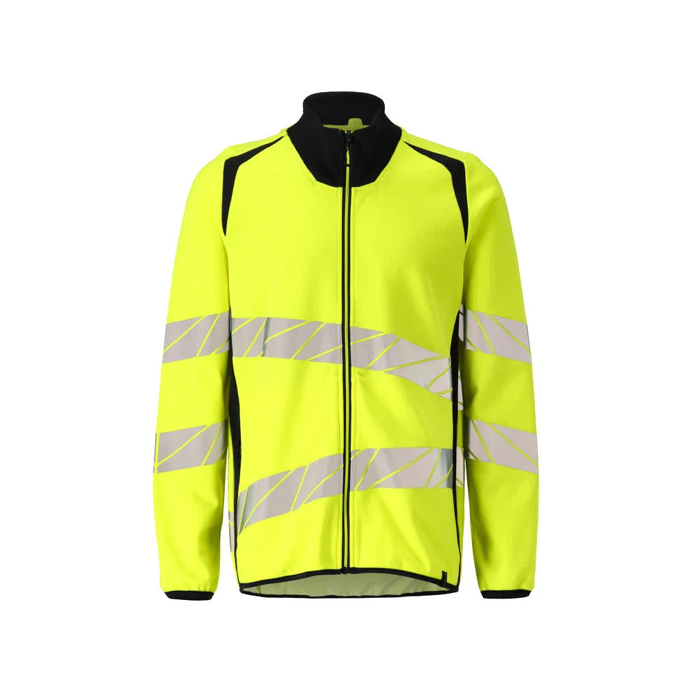 Mascot 19184-781 Sweatshirt Met Rits High Vis Geel Donkermarine
