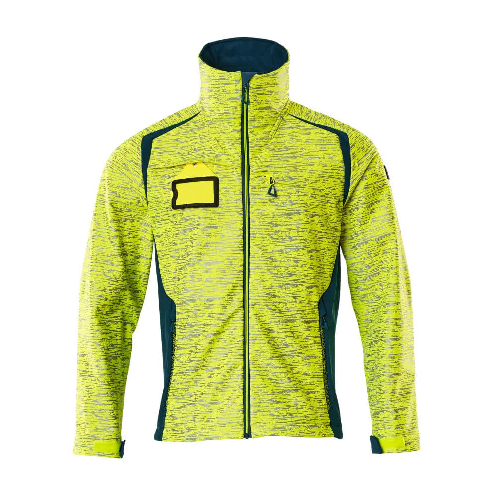 Mascot 19202-291 Softshell Jas High Vis Geel Donkerpetrol