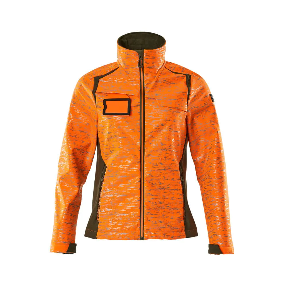 Mascot 19212-291 Softshell Jas High Vis Oranje Mosgroen