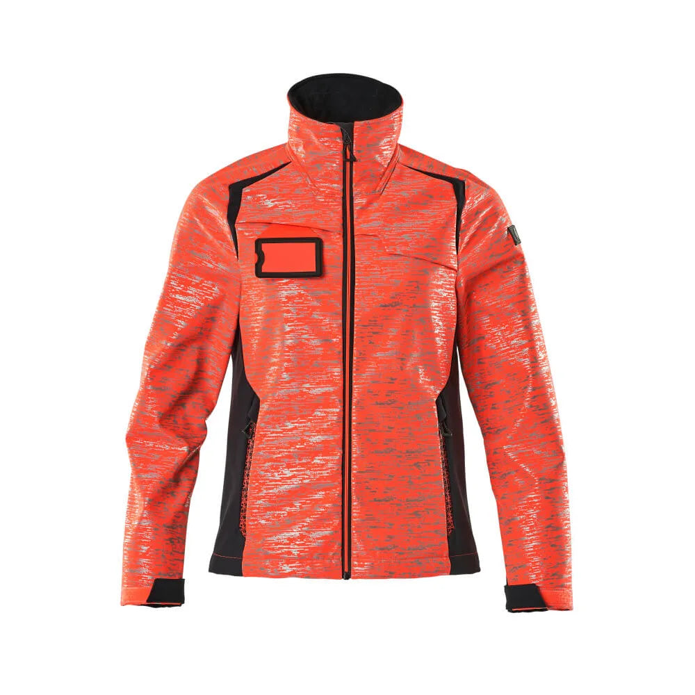 Mascot 19212-291 Softshell Jas High Vis Rood Donkermarine