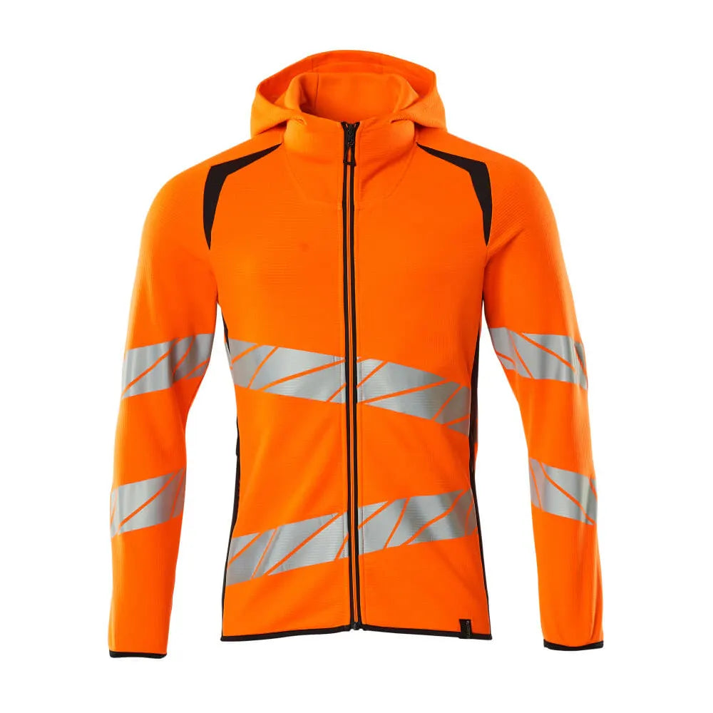 Mascot 19284-781 Capuchontrui Met Rits High Vis Oranje Donkermarine