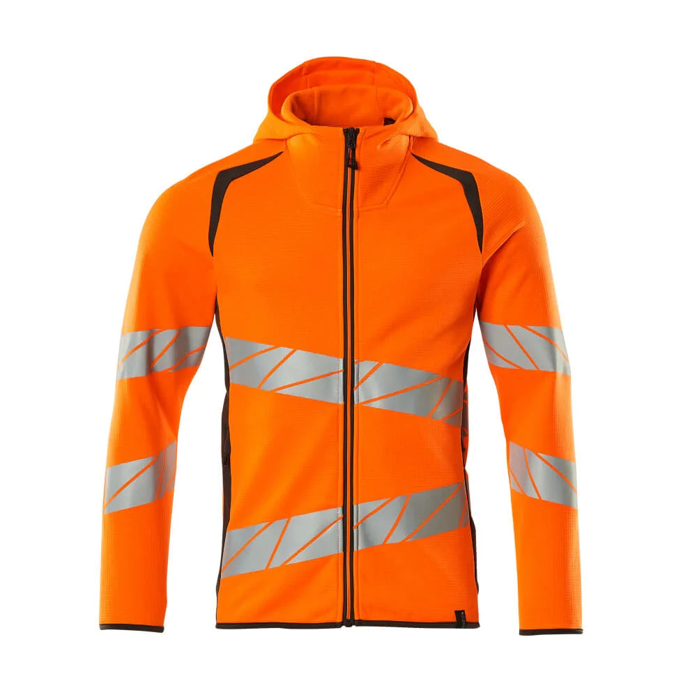 Mascot 19284-781 Capuchontrui Met Rits High Vis Oranje Donkerantraciet