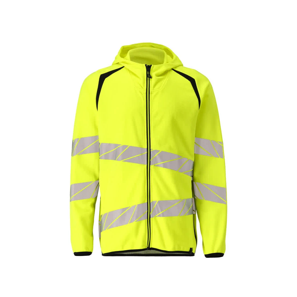 Mascot 19284-781 Capuchontrui Met Rits High Vis Geel Zwart