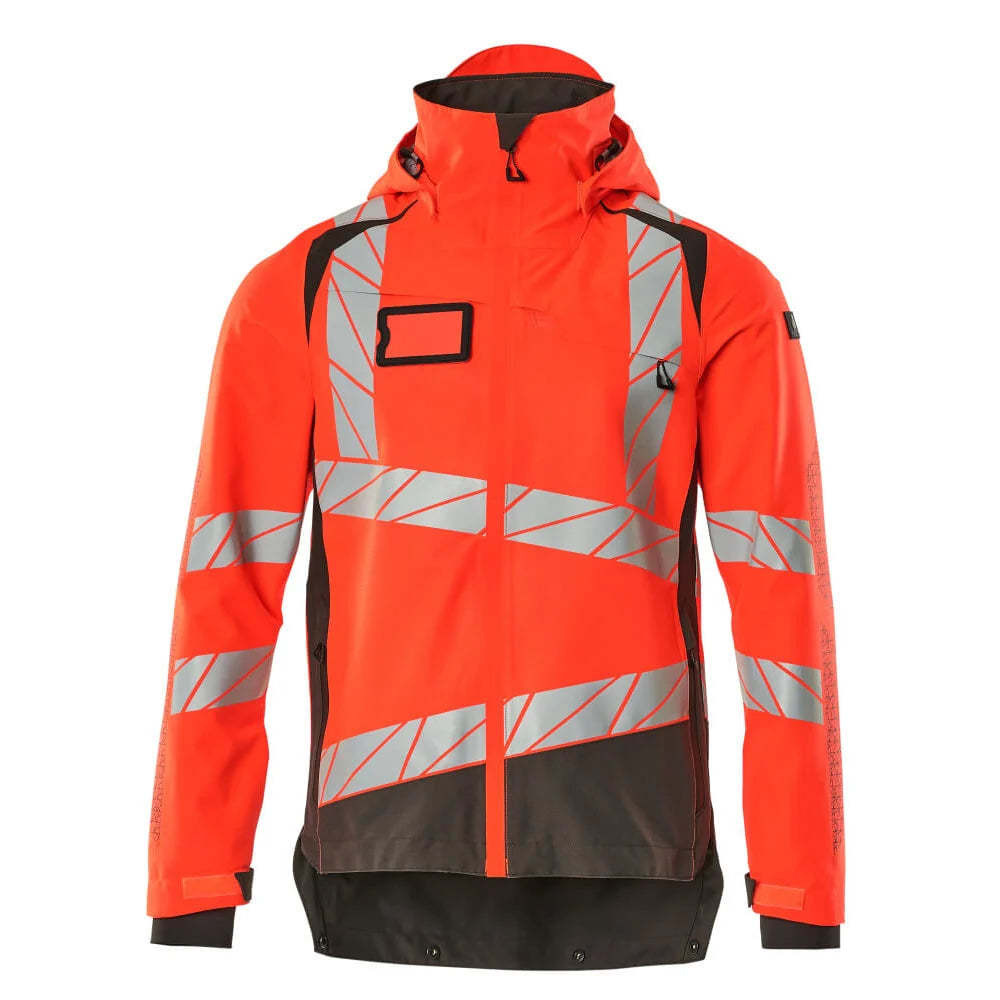 Mascot 19301-231 Shell Jas High Vis Rood Donkerantraciet