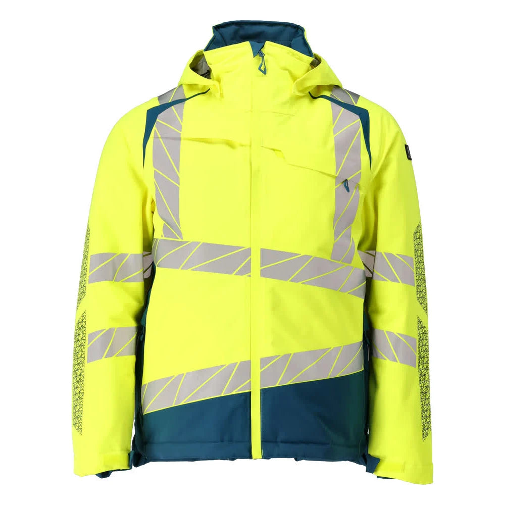 Mascot 19335-231 Winterjas High Vis Geel Donkerpetrol