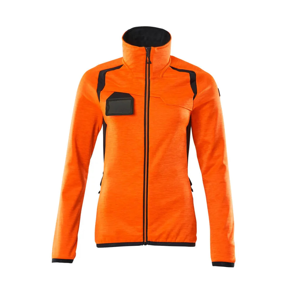 Mascot 19453-316 Fleecetrui Met Rits High Vis Oranje Donkermarine