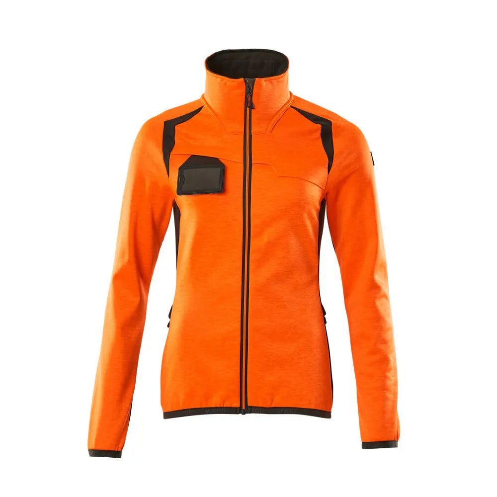 Mascot 19453-316 Fleecetrui Met Rits High Vis Oranje Donkerantraciet