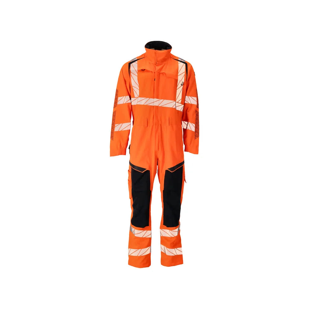 Mascot 19519-236 Overall Met Kniezakken High Vis Oranje Donkermarine