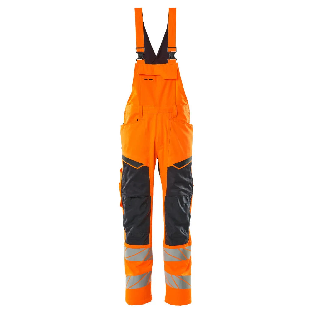 Mascot 19569-236 Amerikaanse Overall Met Kniezakken High Vis Oranje Donkermarine