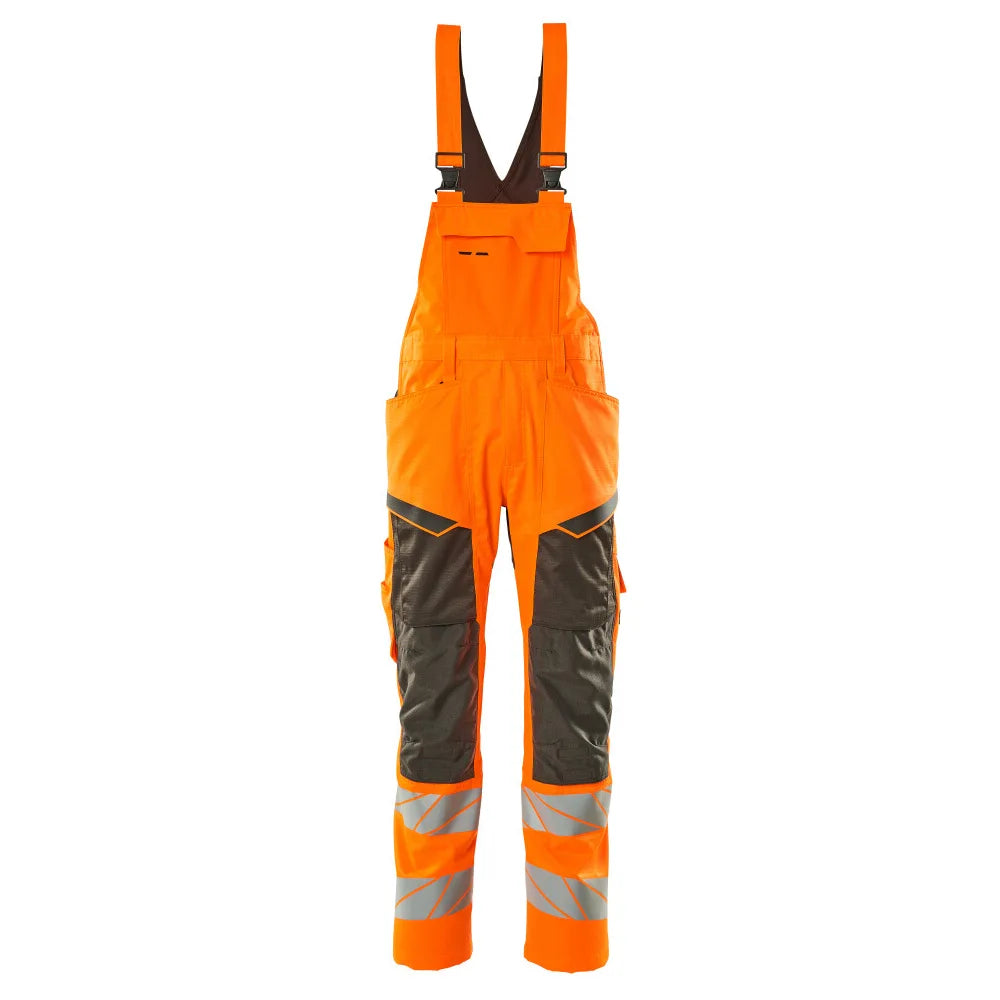 Mascot 19569-236 Amerikaanse Overall Met Kniezakken High Vis Oranje Donkerantraciet