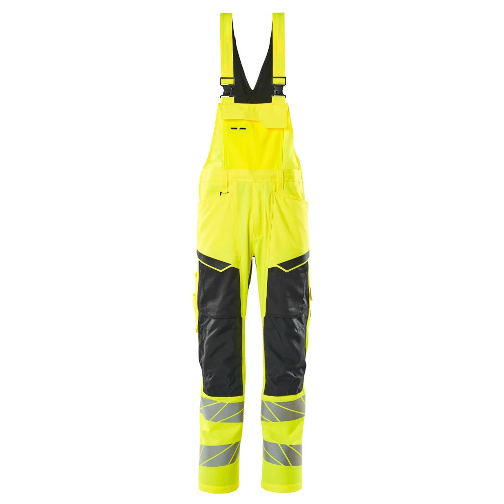 Mascot 19569-236 Amerikaanse Overall Met Kniezakken High Vis Geel Zwart