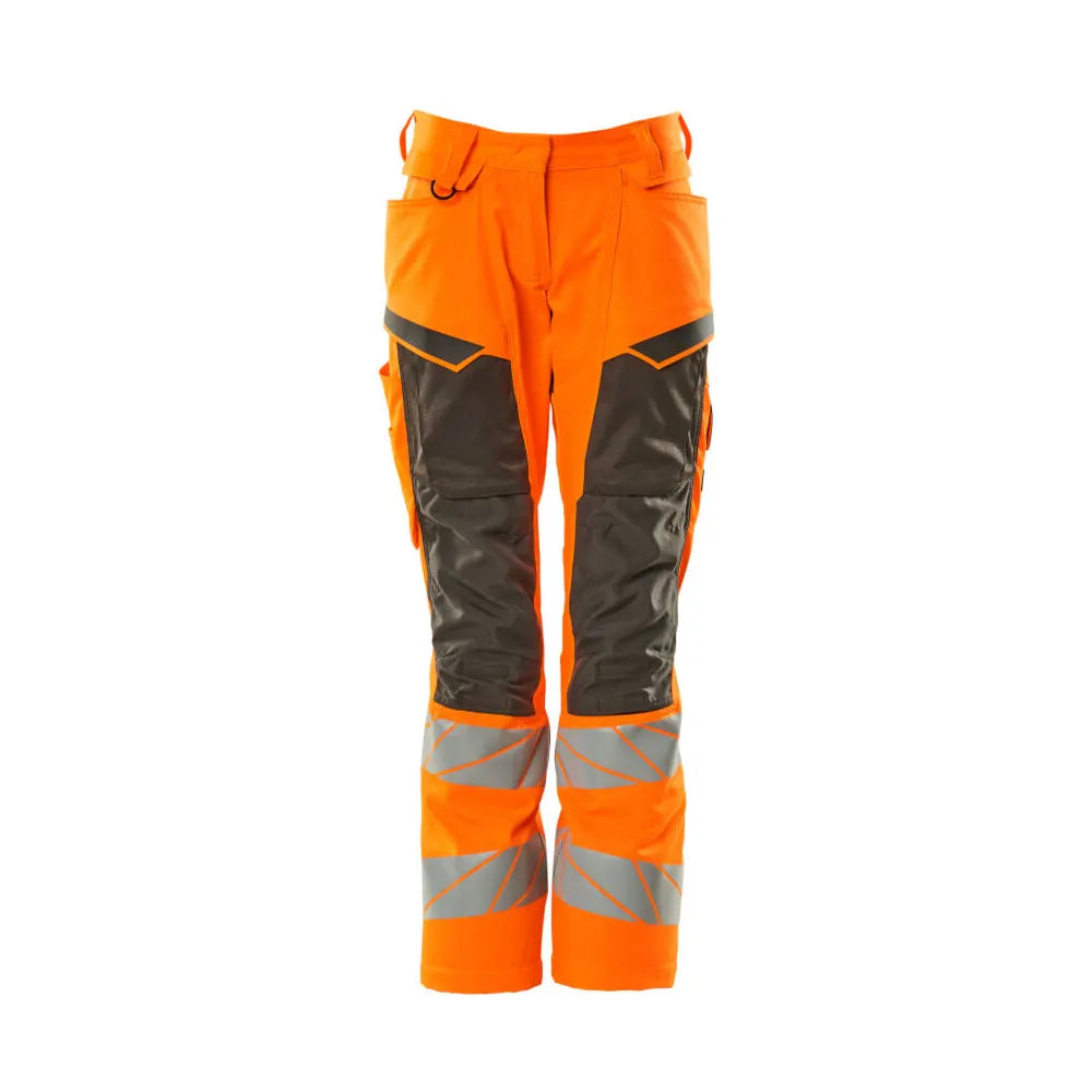 Mascot 19578-236 Broek Met Kniezakken High Vis Oranje Donkerantraciet