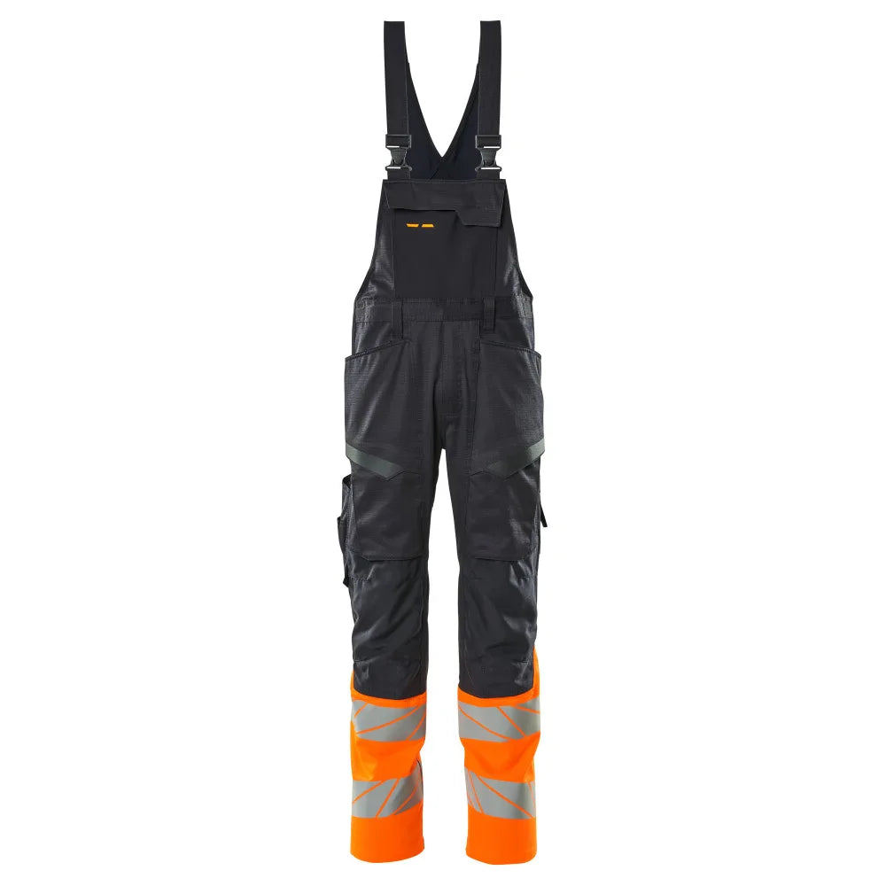 Mascot 19669-236 Amerikaanse Overall Met Kniezakken Donkermarine High Vis Oranje