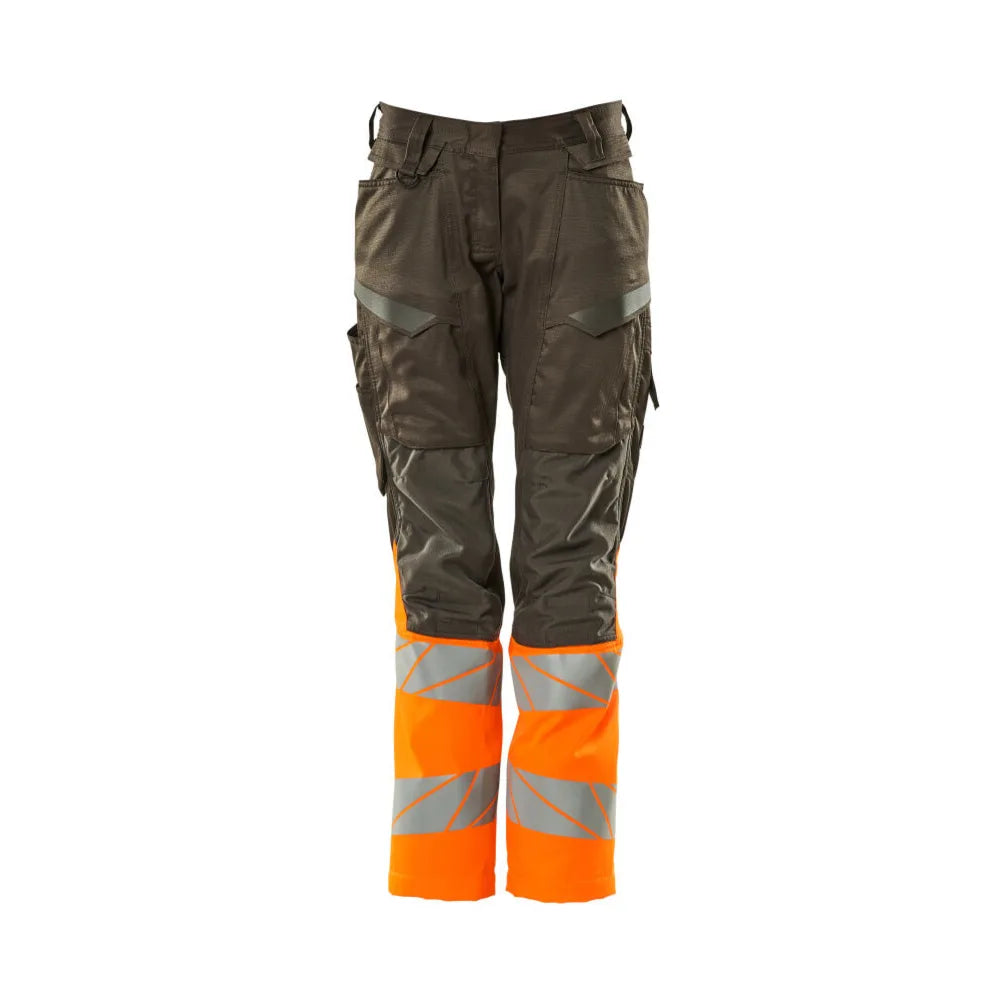 Mascot 19678-236 Broek Met Kniezakken Donkerantraciet High Vis Oranje