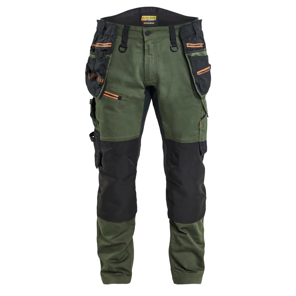 Blaklader 1970 1149 Striker Werkbroek Met Stretch Woudgroen Roest