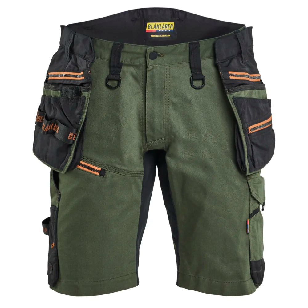 Blaklader 1972 1149 Striker Short 2-Weg Stretch Woudgroen Roest