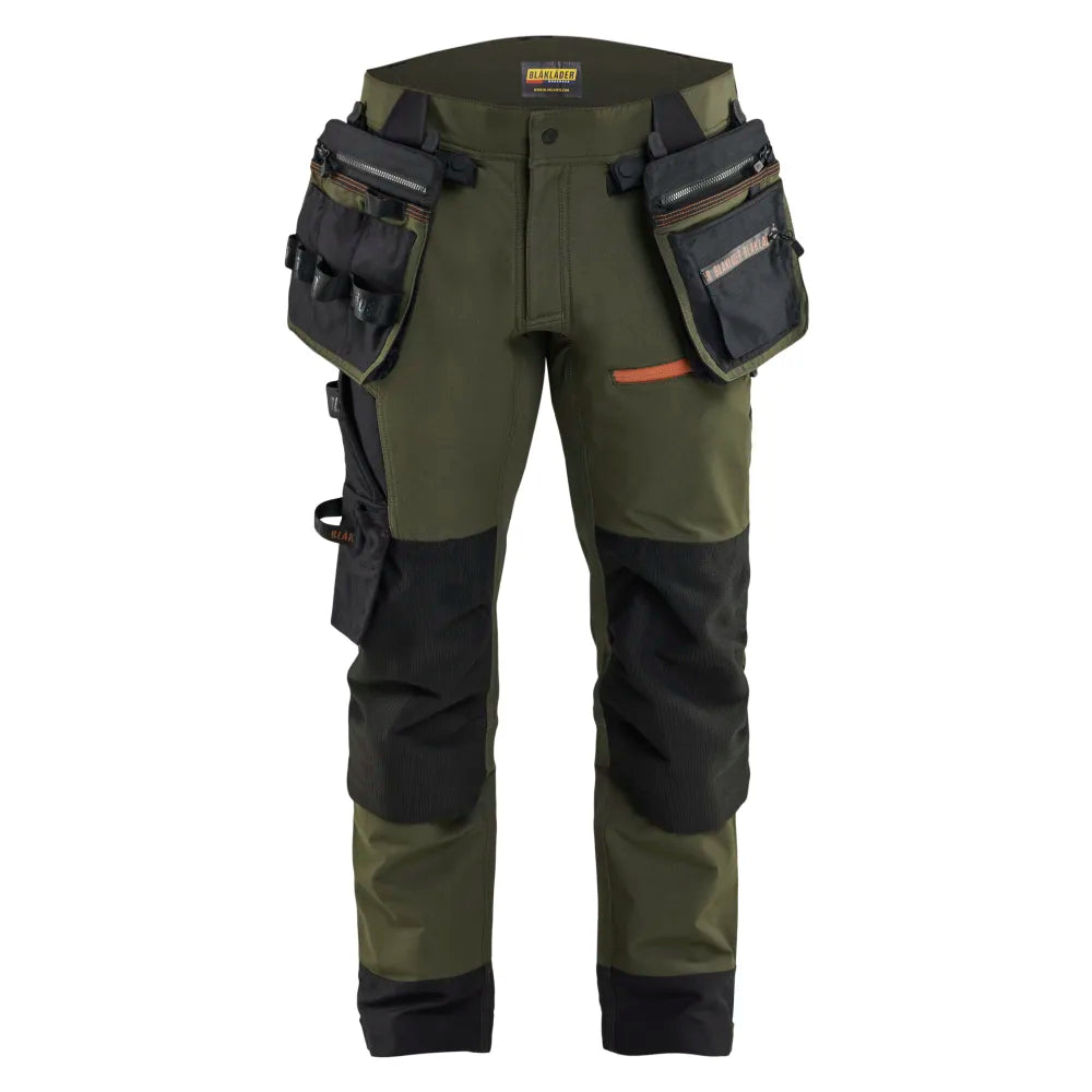 Blaklader 1979 1649 ToolRig Striker Werkboek 4-Weg Stretch Woudgroen Roest