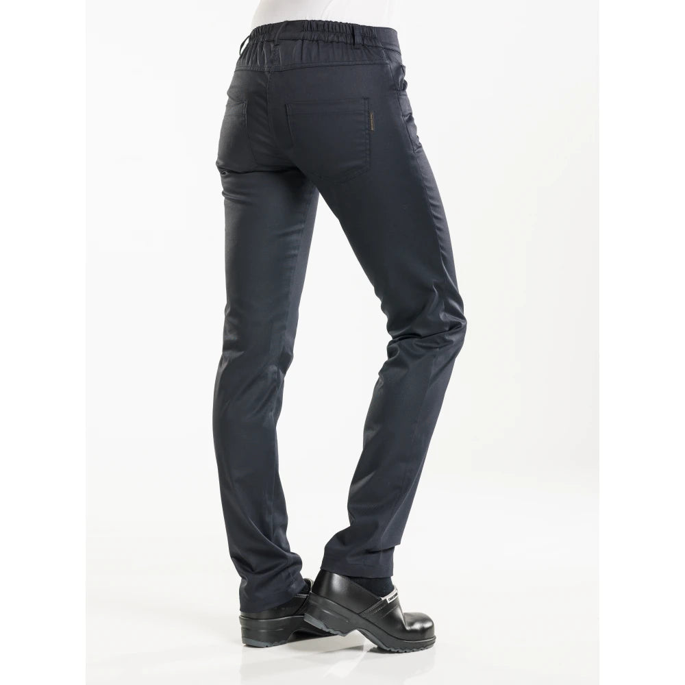 Chaud Devant Kokspantalon Lady Skinny Black Stretch