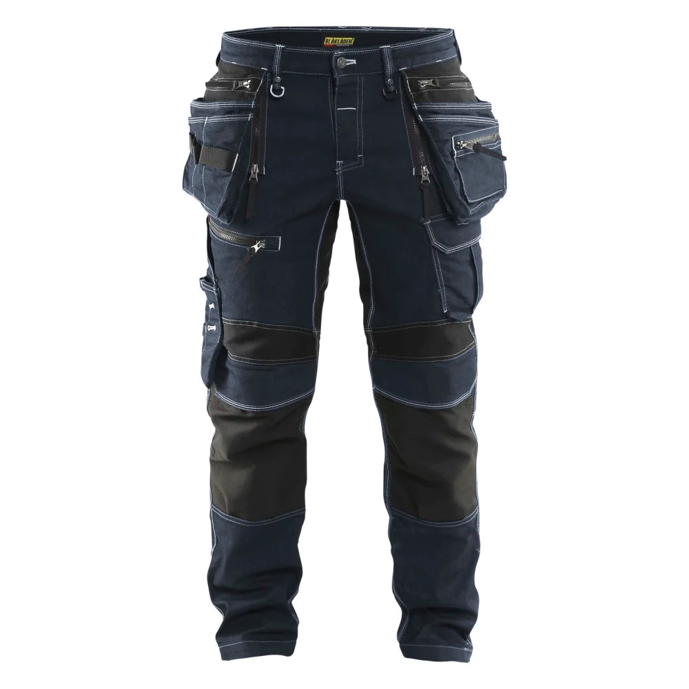 Blaklader 1990 1141 Werkbroek Denim Stretch X1900 Marineblauw Zwart
