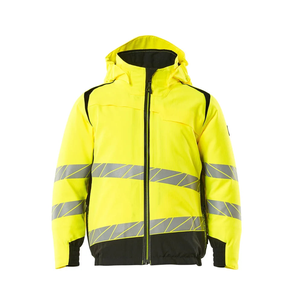 Mascot 19935-449 Winterjas Voor Kinderen High Vis Geel Zwart