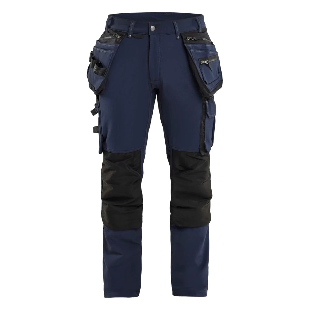 Blaklader 1998 1644 Werkbroek 4-Weg Stretch X1900 Donker Marineblauw Zwart