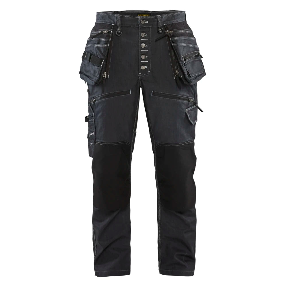 Blaklader 1999 1141 Baggy Denim Stretch X1900 Marineblauw Zwart