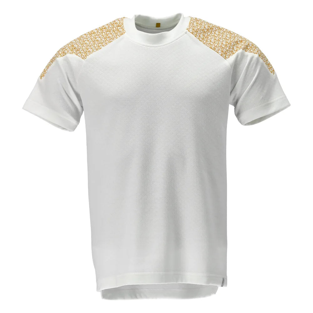 Mascot 20082-933 T-Shirt Met Korte Mouwen Wit Kerriegeel