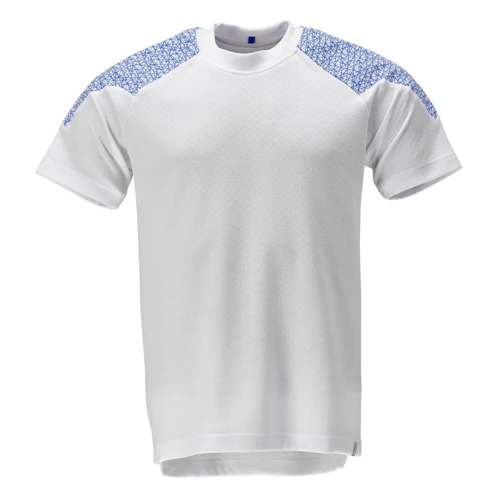Mascot 20082-933 T-Shirt Met Korte Mouwen Wit Helder Blauw