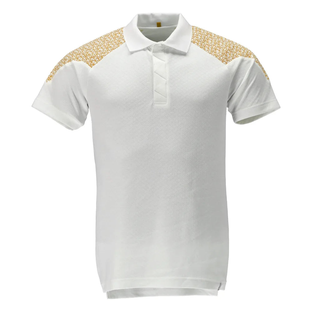Mascot 20083-933 Poloshirt Wit Kerriegeel