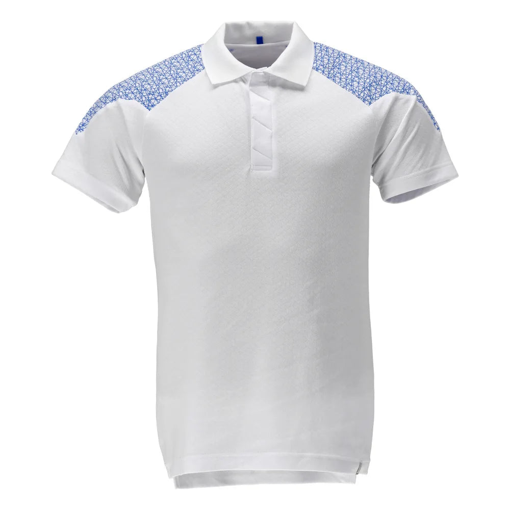 Mascot 20083-933 Poloshirt Wit Helder Blauw